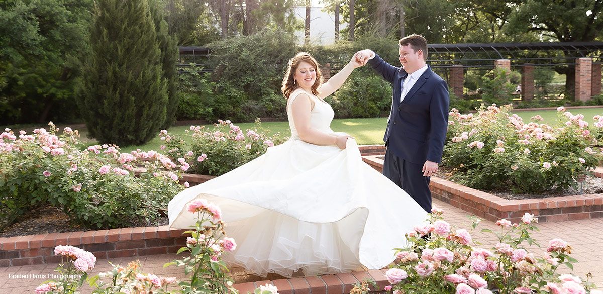 Weddings at Clark Gardens - photo by Braden Harris Photography